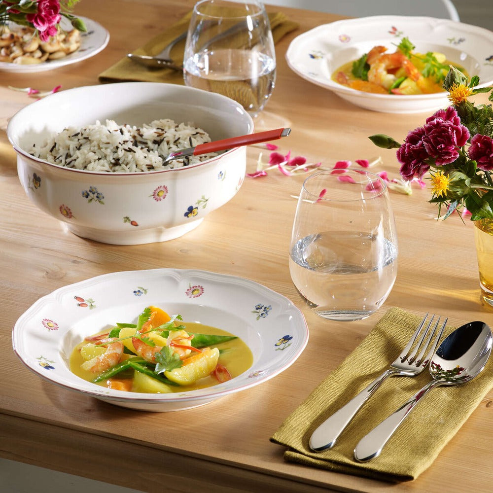 33 cl - Villeroy & Boch Petite Fleur Piatto Fondo In Porcellana Premium - Set 6 Pz