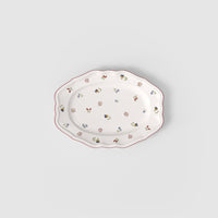 36.70x26.40 cm - Villeroy & Boch Petite Fleur Vassoio Piatto Presentazione In Porcellana Premium
