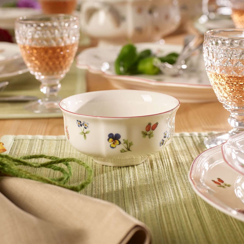 24 cl - Villeroy & Boch Petite Fleur Coppetta Macedonia Dessert In Porcellana Premium - Set 6 Pz