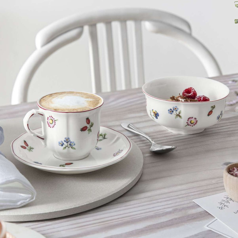 24 cl - Villeroy & Boch Petite Fleur Coppetta Macedonia Dessert In Porcellana Premium - Set 6 Pz