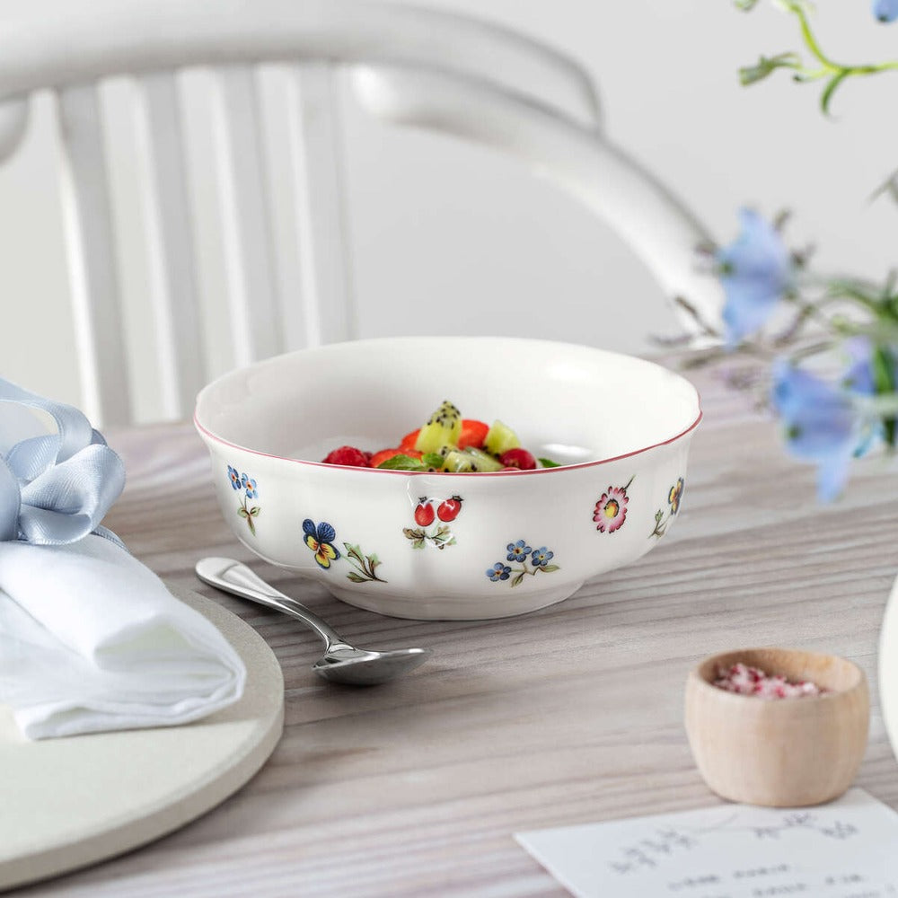 35 cl - Villeroy & Boch Petite Fleur Coppetta Macedonia Dessert In Porcellana Premium - Set 6 Pz
