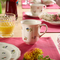 25 cl - Villeroy & Boch Petite Fleur Tazza Mug In Porcellana Premium - Set 6 Pz