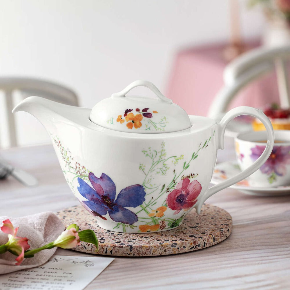 100 cl - Villeroy & Boch Mariefleur Basic Teiera In Porcellana Premium