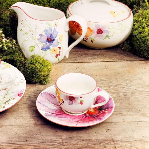 5 cl - Villeroy & Boch Mariefleur Basic Tazzina Caffè In Porcellana Premium - Set 6 Pz
