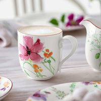 37 cl - Villeroy & Boch Mariefleur Basic Tazza Mug In Porcellana Premium - Set 6 Pz