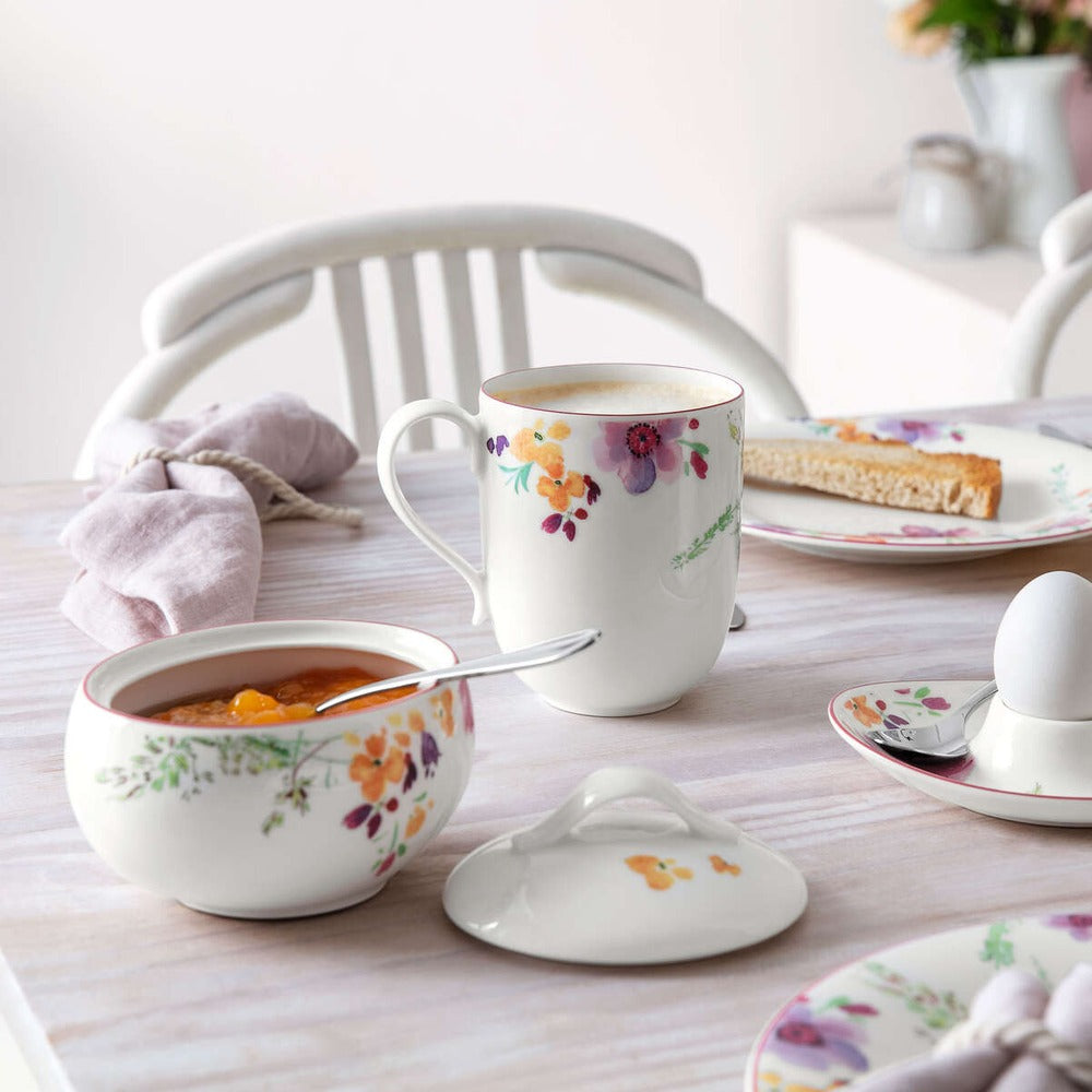 37 cl - Villeroy & Boch Mariefleur Basic Tazza Mug In Porcellana Premium - Set 6 Pz