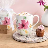 37 cl - Villeroy & Boch Mariefleur Basic Tazza Mug In Porcellana Premium - Set 6 Pz