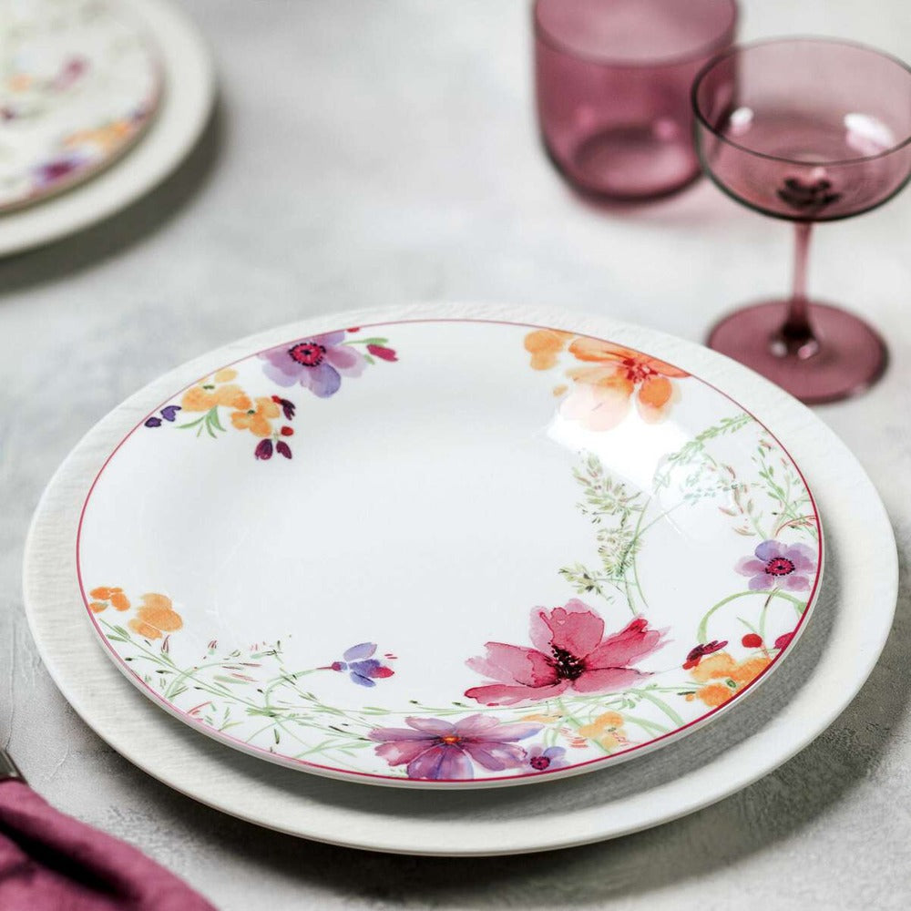 34.8x19.7 cm - Villeroy & Boch Mariefleur Basic Set Colazione In Porcellana Premium