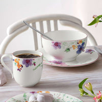 26 cl - Villeroy & Boch Mariefleur Basic Tazza Mug In Porcellana Premium - Set 6 Pz