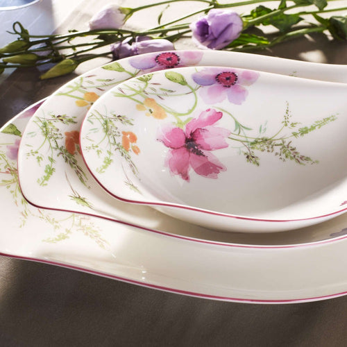32 cl - Villeroy & Boch Mariefleur Serve & Salad Insalatiera In Porcellana Premium - Set 6 Pz