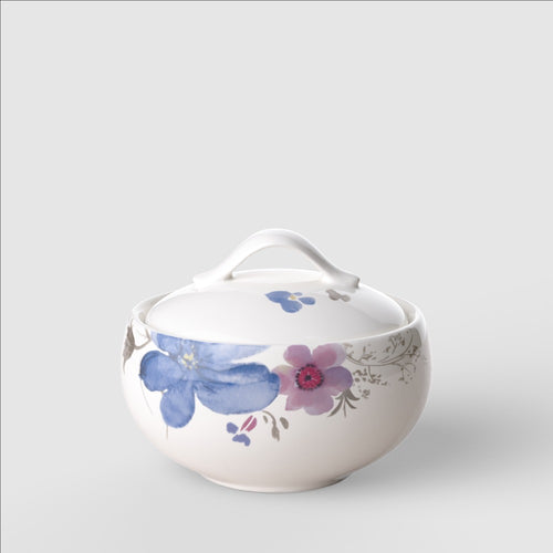 37 cl - Villeroy & Boch Mariefleur Gris Basic Zuccheriera In Porcellana Premium