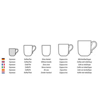 5 cl - Villeroy & Boch Mariefleur Gris Basic Tazzina Caffè In Porcellana Premium - Set 6 Pz