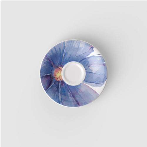 12 cm - Villeroy & Boch Mariefleur Gris Basic Piattino Tazzina Caffè In Porcellana Premium - Set 6 Pz