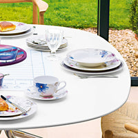 21 cl - Villeroy & Boch Mariefleur Gris Basic Piatto Fondi In Porcellana Premium - Set 6 Pz