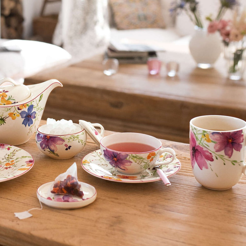 12 cl - Villeroy & Boch Mariefleur Tea Tazza Tè In Porcellana Premium - Set 6 Pz