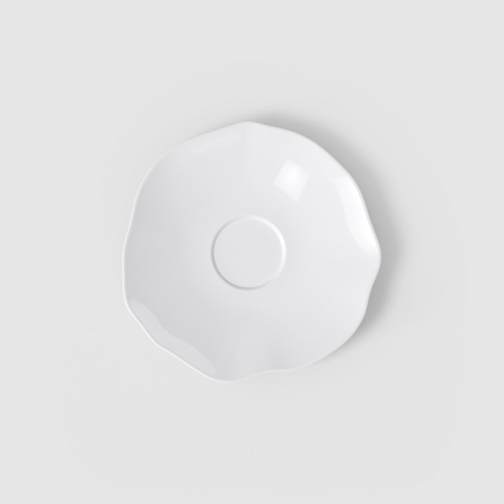 15.5 cm - Villeroy & Boch Pura Piattino Tazza Tè In Porcellana Premium - Set 6 Pz