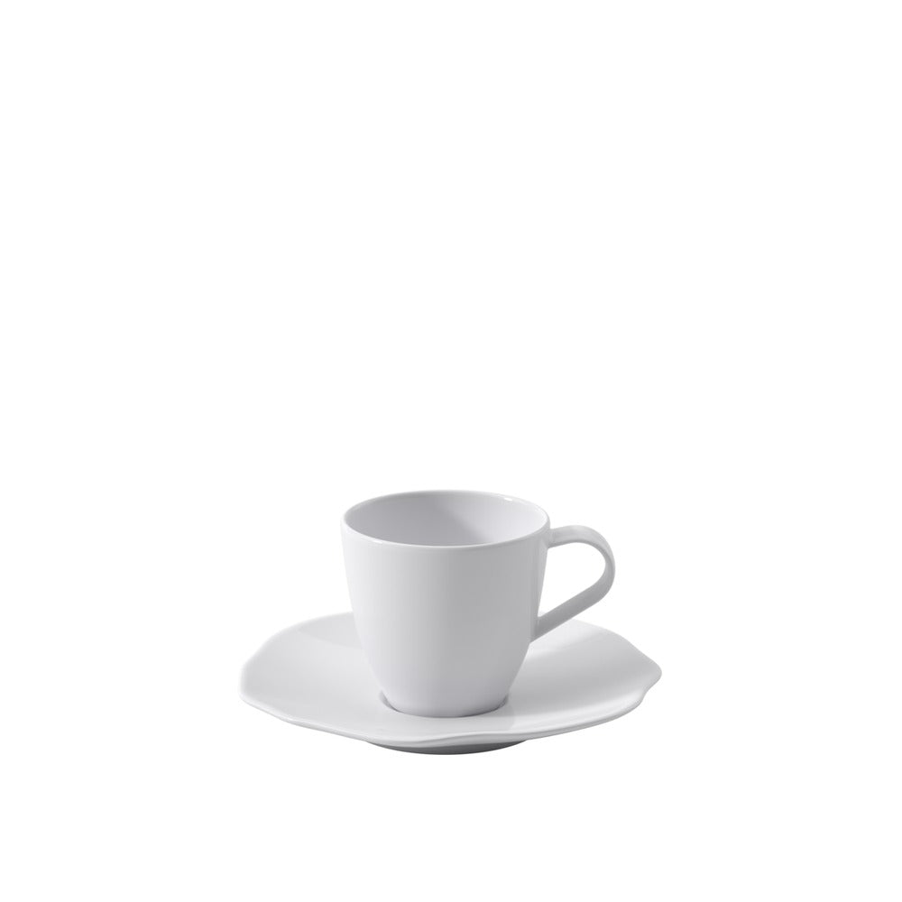 11.6 cm - Villeroy & Boch Pura Piattino Tazza Caffè In Porcellana Premium - Set 6 Pz