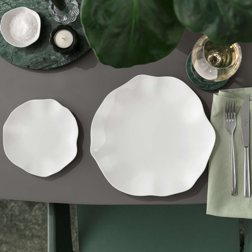 27.2 cm - Villeroy & Boch Pura Piatto Piato In Porcellana Premium - Set 6 Pz