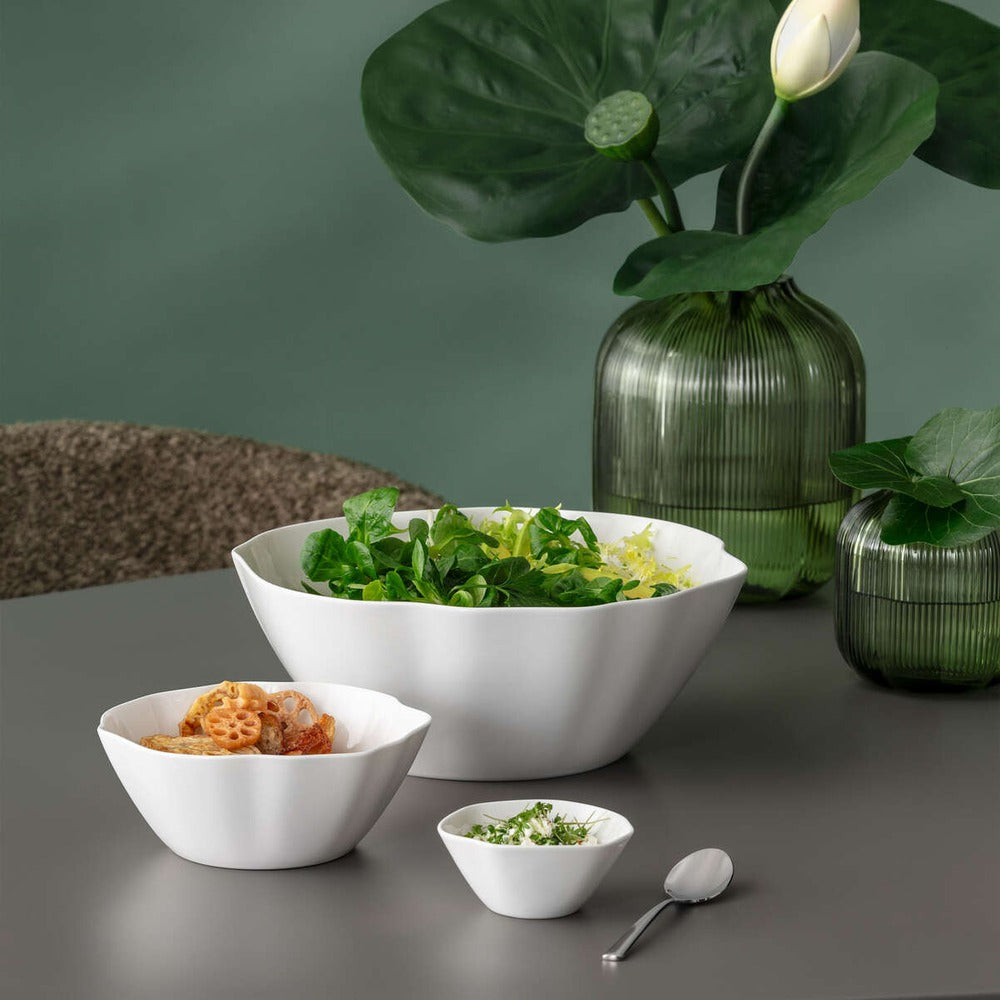 40 cl - Villeroy & Boch Pura Ciotola Portasalse In Porcellana Premium - Set 6 Pz