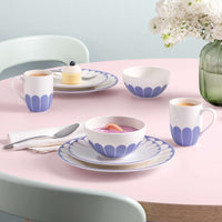 26.6 cm - Villeroy & Boch Fleur Piatto Piano In Porcellana Premium Set 6 Pz