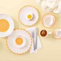 24 cm - Villeroy & Boch Fleur Piatto Fondo In Porcellana Premium Set 6 Pz