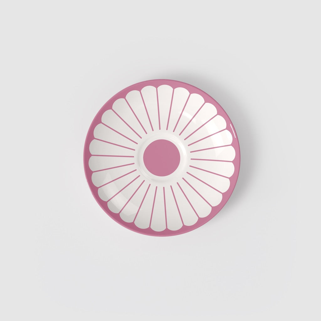 14.8 cm - Villeroy & Boch Fleur Piattino Tazza Caffè In Porcellana Premium Set 6 Pz