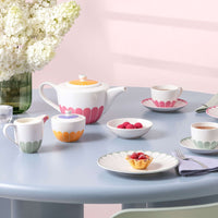 9.9 cm - Villeroy & Boch Fleur Zuccheriera Barattolo Marmelate In Porcellana Premium