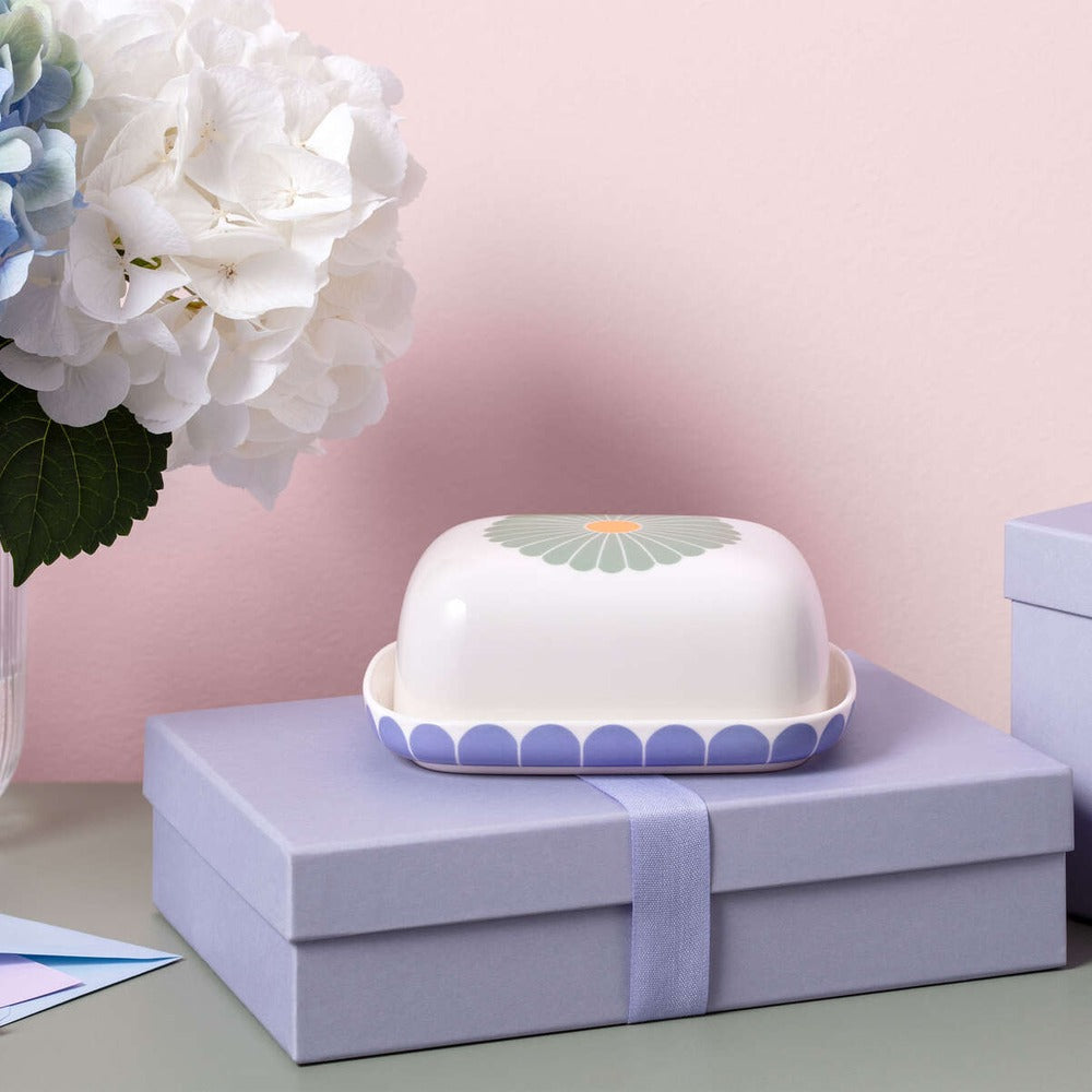 14.8 x 12.3 cm - Villeroy & Boch Fleur Portaburro In Porcellana Premium