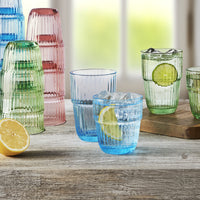 38 cl - Barshine Bicchiere Cocktail in Vetro Temperato - Set 6 Pezzi