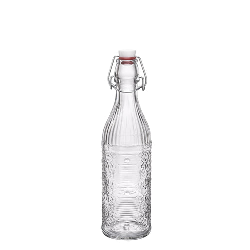 50 cl - Bormioli Rocco Italian Heritage Bottiglia Acqua Con Tappo Ermetico In Vetro Set 6 Pz