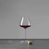87 cl - Bormioli Luigi Sapientia Burgundy Calice Vino Rosso Soffiato a Bocca In Vetro Set 2 Pz
