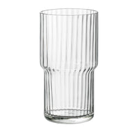 44 cl - Bormioli Rocco Exclusiva Long Drink Bicchiere Cocktail Impilabile In Vetro - Set 12 Pz