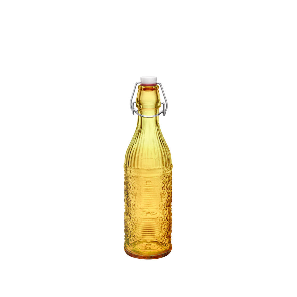 50 cl - Bormioli Rocco Italian Heritage Ambra Bottiglia In Vetro - Set 6 Pz
