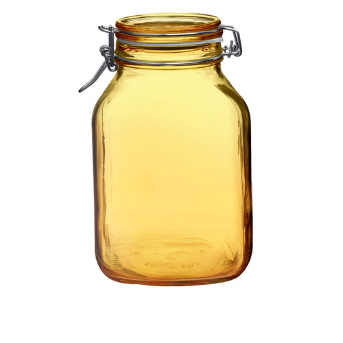 300 cl - Bormioli Rocco Fido Ambra Vaso Ermetico In Vetro - Set 6 Pz
