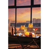 22 cl - Bormioli Rocco America 20s Ambra Calice Cocktail Coupe In Vetro - Set 6 Pz