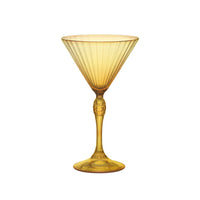 22.5 cl - Bormioli Rocco America 20s Ambra Calice Cocktail Martini In Vetro - Set 6 Pz