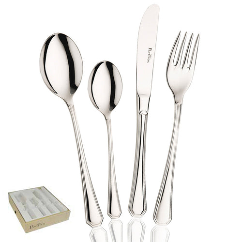 Pintinox America Servizio Posate In Acciaio Inox Set 24 Pz