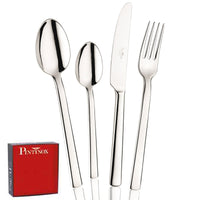 Pintinox Millenium Servizio Posate In Acciaio Inox Set 24 Pz