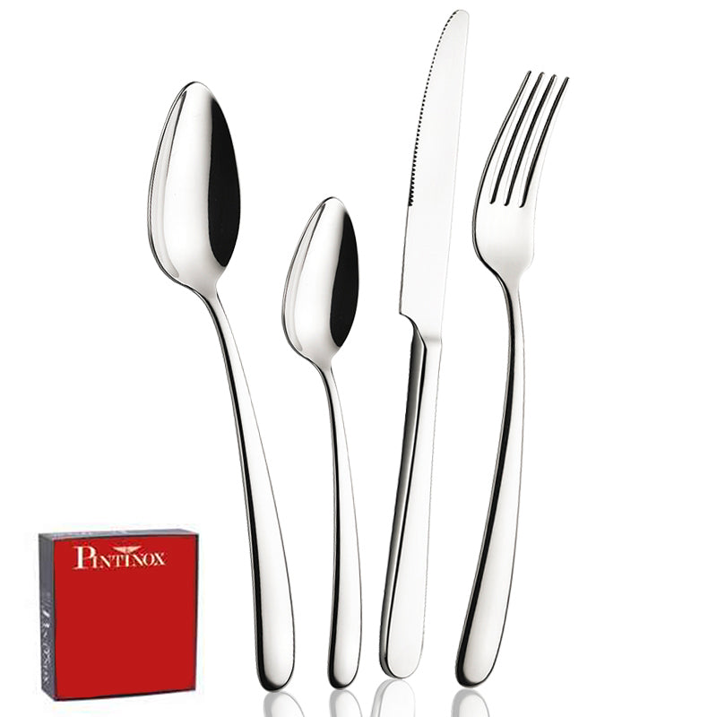 Pintinox Savoy Servizio Posate In Acciaio Inox Set 24 Pz