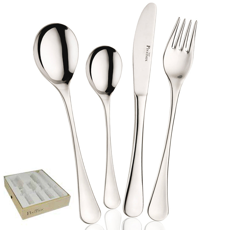 Pintinox Solaris Servizio Posate In Acciaio Inox Set 24 Pz