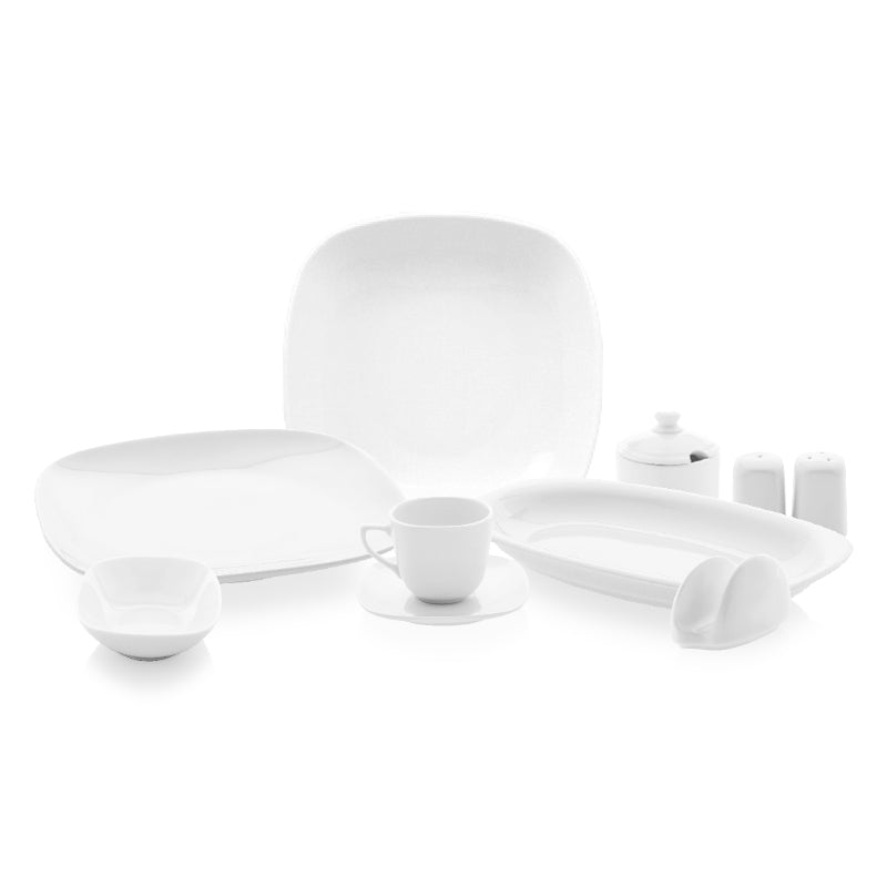 22 Cm Gural Porselen Mimoza Piatto Fondo In Porcellana Set 12 Pz