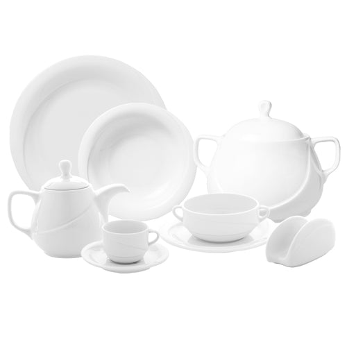 22 Cm Gural Porselen X Tambul Piatto Fondo In Porcellana Set 12 Pz