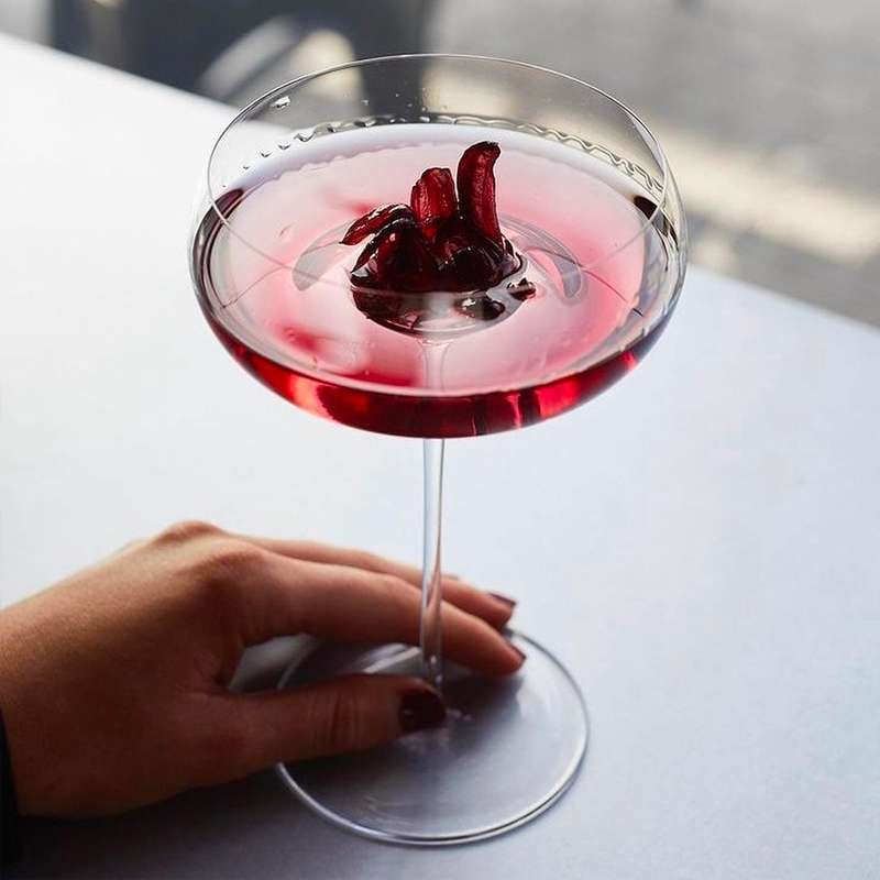 25 Cl Zieher Vision Nostalgic Bicchiere Cocktail In Vetro Soffiato Set 2 Pezzi