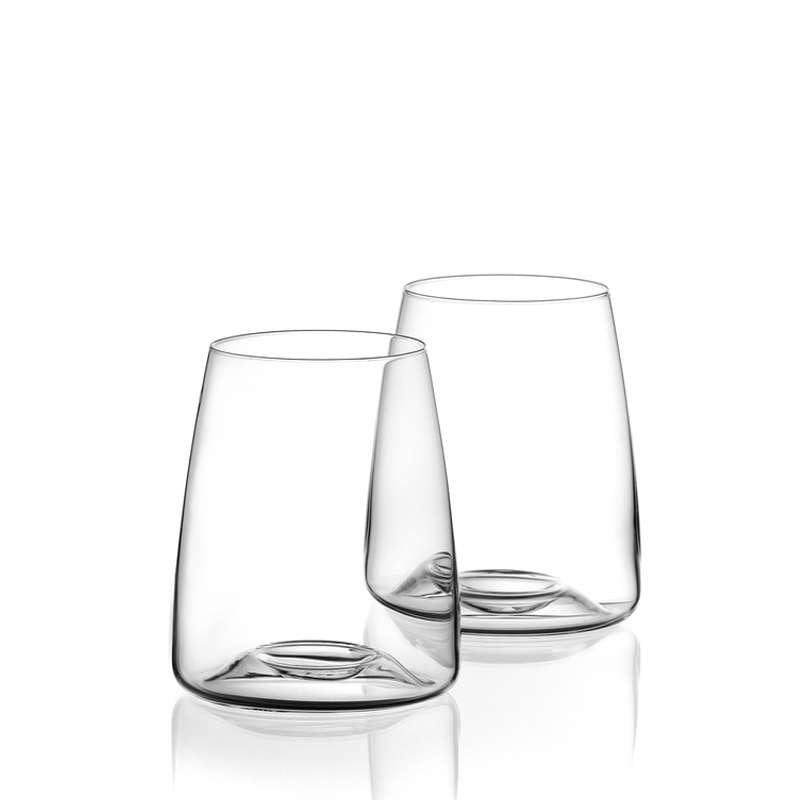 25 Cl Zieher Vision Side Bicchiere Vino In Vetro Borosilicato Set 2 Pezzi
