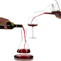 175 Cl Zieher Doppio Decanter In Vetro Borosilicato