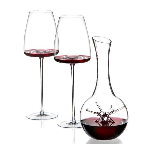 54 Cl Zieher Star Set Calici E Decanter In Vetro Borosilicato Set 3 Pezzi