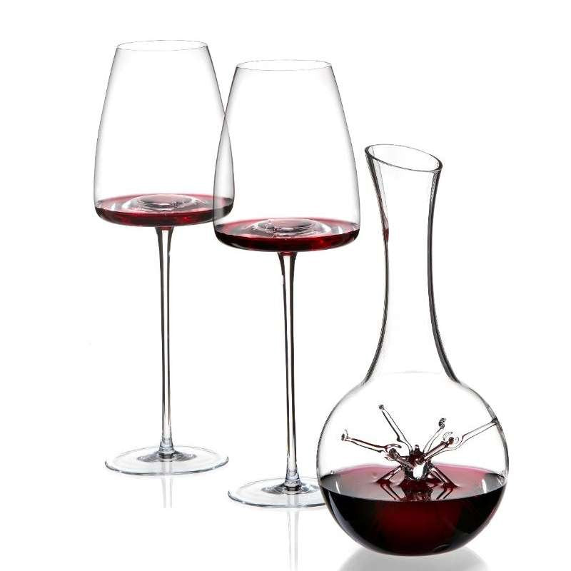 54 Cl Zieher Star Set Calici E Decanter In Vetro Borosilicato Set 3 Pezzi