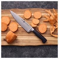 20 cm - Zwilling 4 Stars Coltello Chef In Acciaio Inox