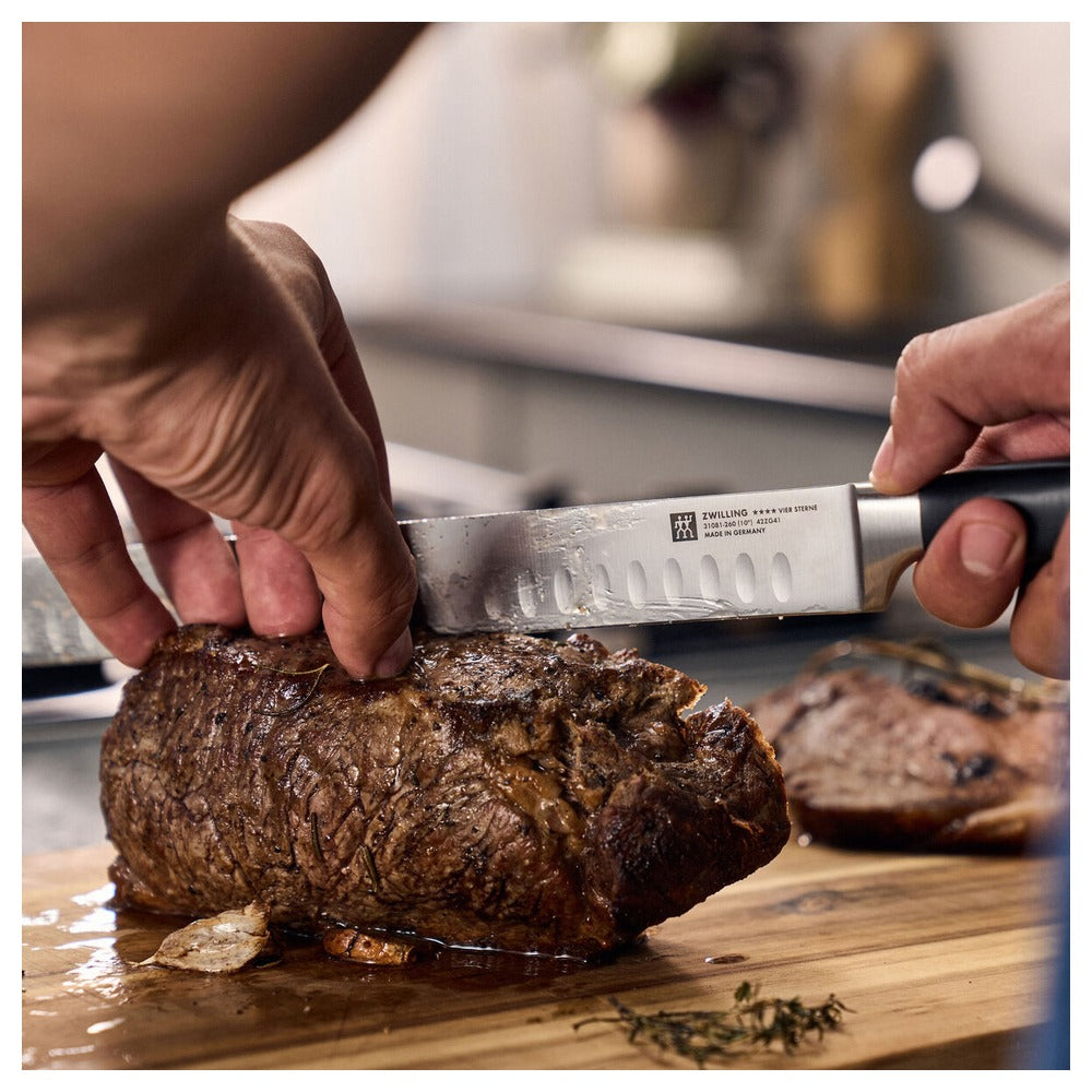 26 cm - Zwilling 4 Stars Coltello Prosciutto In Acciaio Inox