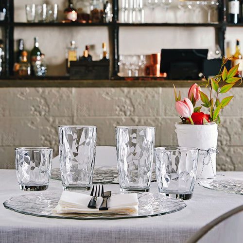Bormioli Rocco Diamond Bicchieri Acqua And Bibita In Vetro Set 12 Pezzi